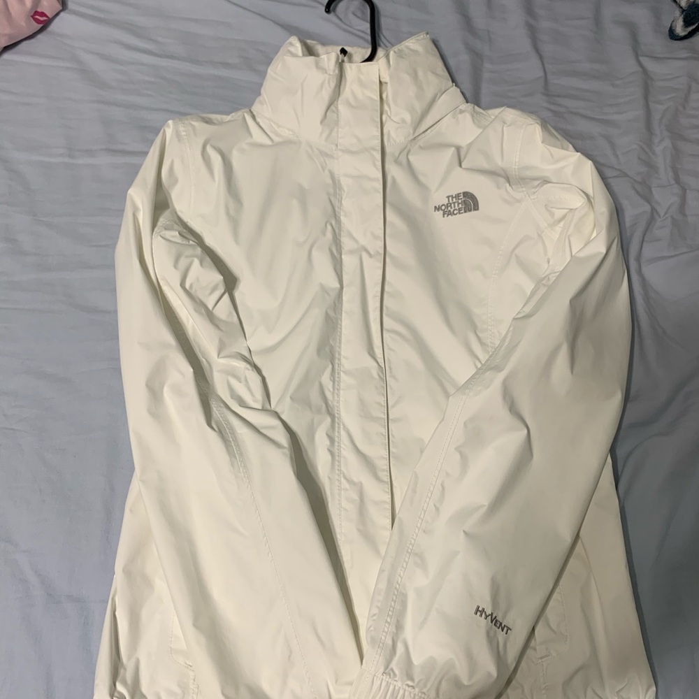 99% new North Face rain jacket
